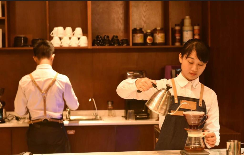 James Joyce Coffetel-Nanchong Southern Government Center Nanbu Eksteriør billede